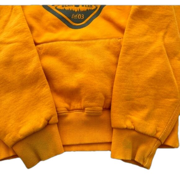 Muskoka Bear Wear Yellow Unisex Youth Large Cozy Comfortable Hoodie - Picture 10 of 10